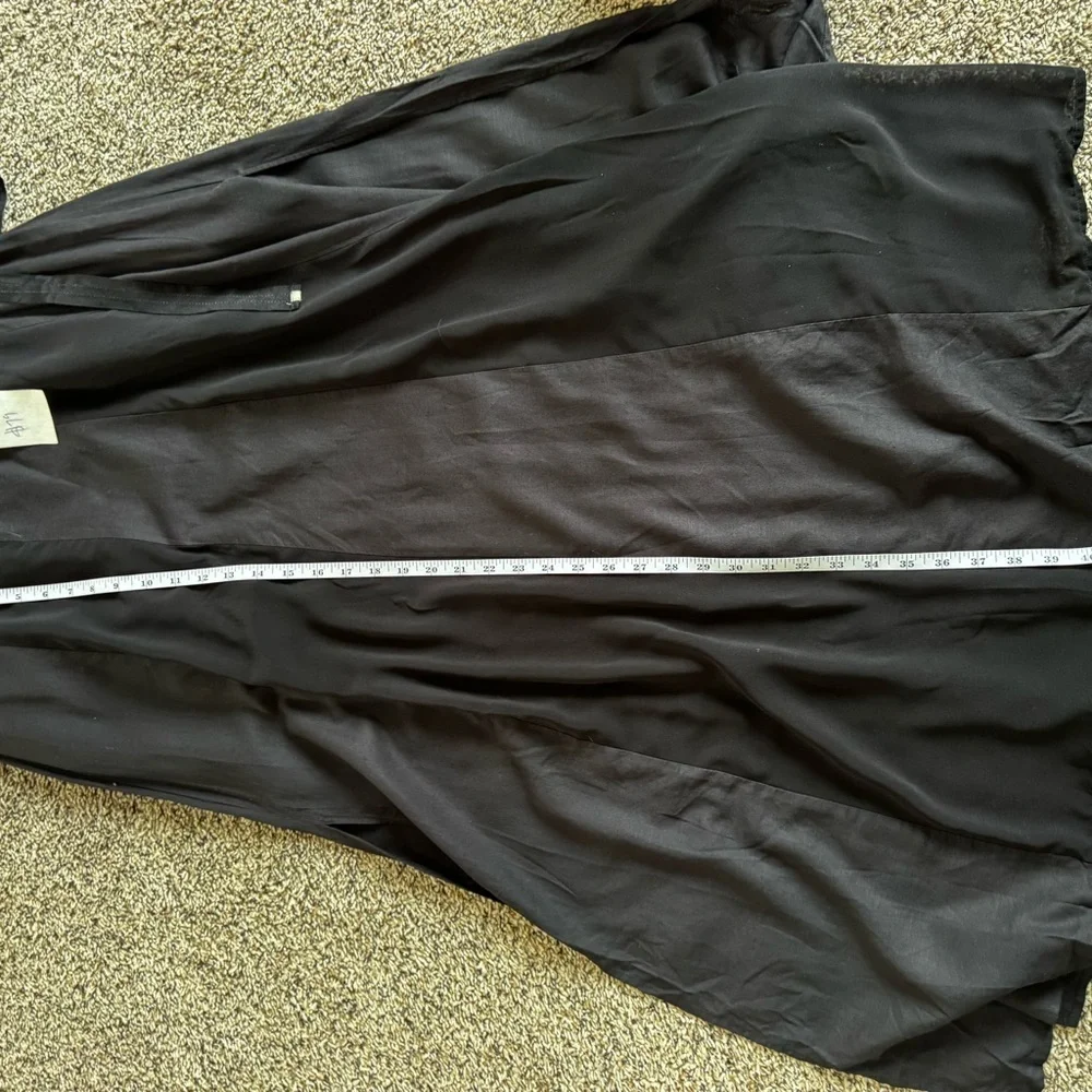 Miilla Clothing Black Maxi Skirt with Flowing Panels